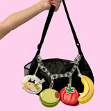 2-in-1 Bag Charm & Reusable Shopper Bag - Potato Chips