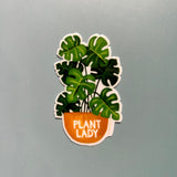 Plant Lady Vinyl Sticker