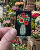 Sticker - Folk Flower Vase