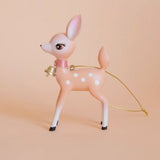 Retro Deer Holiday Ornament