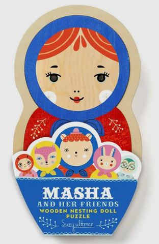 Masha & Her Friends: Wooden Nesting Doll Puzzle