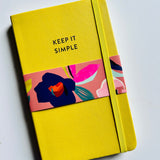 “Keep It Simple” Vegan Leather Notebook