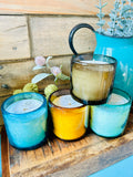 Effervescent Sea Glass Candles