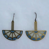 Solara Stained Glass Resin Earrings