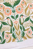 Hummingbird Tea Towel - Spring & Garden Bird Kitchen Decor