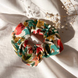 Retro Floral Scunchy | Handmade Boho Scrunchy