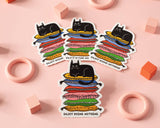 Enjoy Doing Nothing Cat Vinyl Sticker
