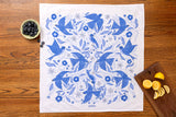 Blue Songbird Tea Towel - Bird Floral Kitchen Towel Decor