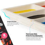 Pintar 8-Well Ceramic Palette for All Water-Based Paints