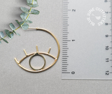 Celestial Vision Hoop Earrings