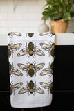 Bee Tea Towel - Bee & Pollinator Kitchen Towel Decor
