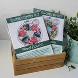 Floral Flourish Embroidery Kit