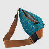 Teal Floral Hip Bag