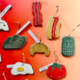 Snack Ornaments-2024 Collection from Covet & Ginger and Wit & Co