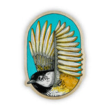 Dear Darlington Flying Chickadee Sticker