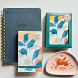 Leaves Fabric Notepad