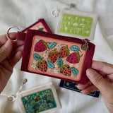 Strawberries Keyring Wallet