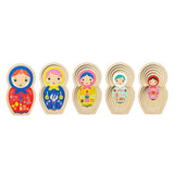 Masha & Her Friends: Wooden Nesting Doll Puzzle