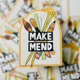 Make Mend Vinyl Sticker