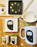 Cosmic Owl Ceramic Mug