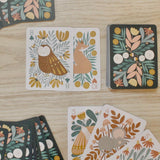 Woodland Wanderings Illustrated Playing Cards