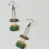 Patina & Natural Clay Earrings