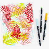 Dual Brush Pens-Tropical