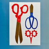 Scissors mini Risograph