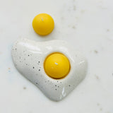 Ceramic Salt & Pepper Egg Tea Light Candle Holder