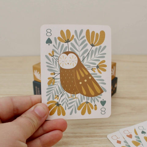 Woodland Wanderings Illustrated Playing Cards