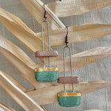 Patina & Natural Clay Earrings