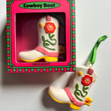 Cowboy Boot Ornament