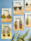 Inversion Stained Glass Resin Earrings