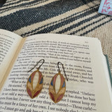 Mod Stained Glass Resin Earrings