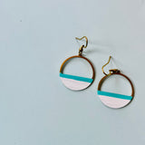 Dear Darlington Crescent Hoop Shoreline Earrings