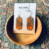 Allium // Stained Glass Resin Earrings