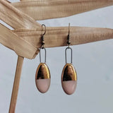 Ceramic Half-Dipped Earrings