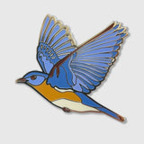 Eastern Bluebird Enamel Pin