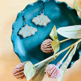 Ceramic Storm Cloud Earrings