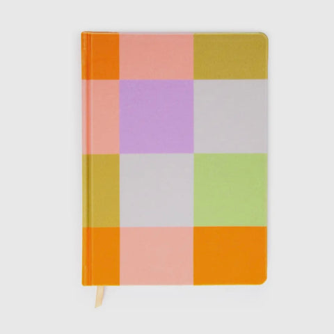 Velvet Checkered Journal