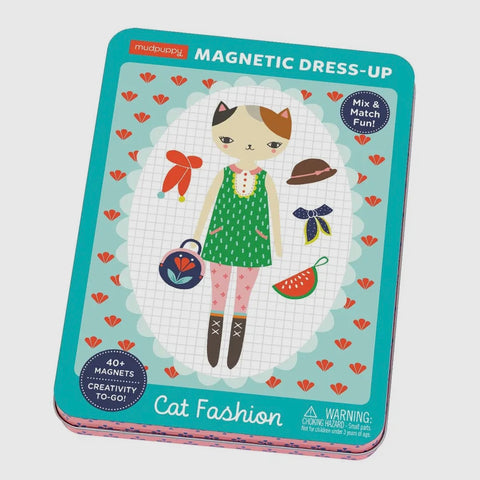 Cat Fashion: Magnetic Dress Up Figures