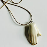 Ceramic Hand Necklace