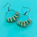 Ocean View Striped Earrings