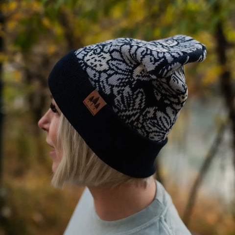Daisy Foldover Beanie