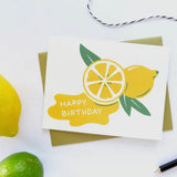 Lemon Birthday Card