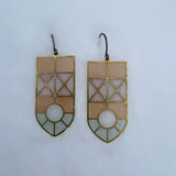 Vertex Stained Glass Resin Earrings