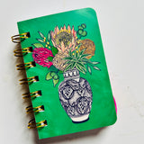 Palms Villa Vase Pocket Notebook