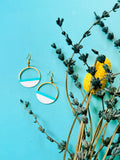 Dear Darlington Crescent Hoop Shoreline Earrings