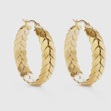 Mind’s Eye Braided Hoop Earrings