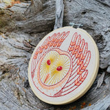 Barn Owl Embroidery Kit